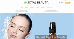 Desktop Screenshot of joyalbeauty.com